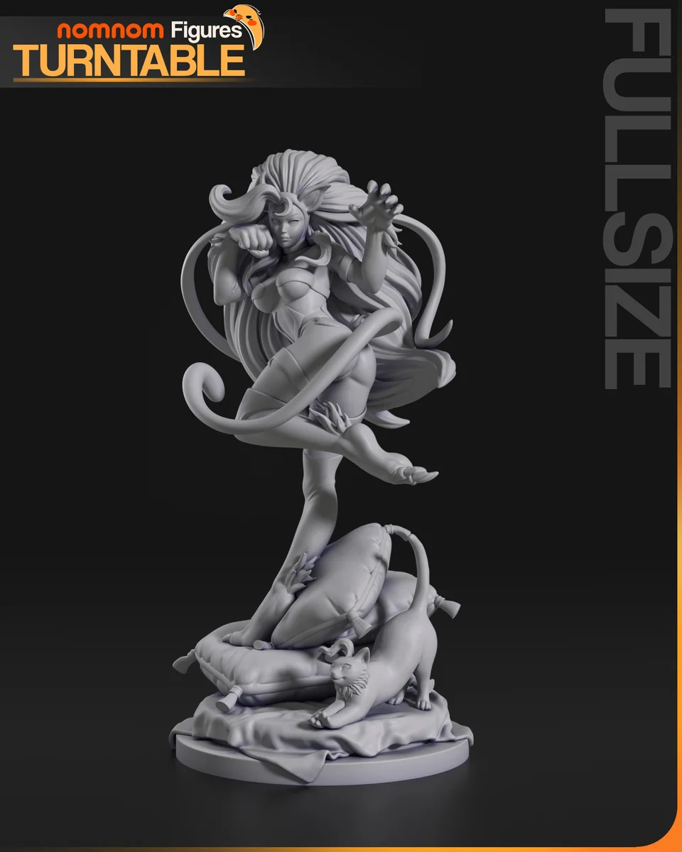 Felicia Rosemary | Fan Art | 3D Printed Resin Model Garage Kit | *Un-Painted* | Nomnom 4