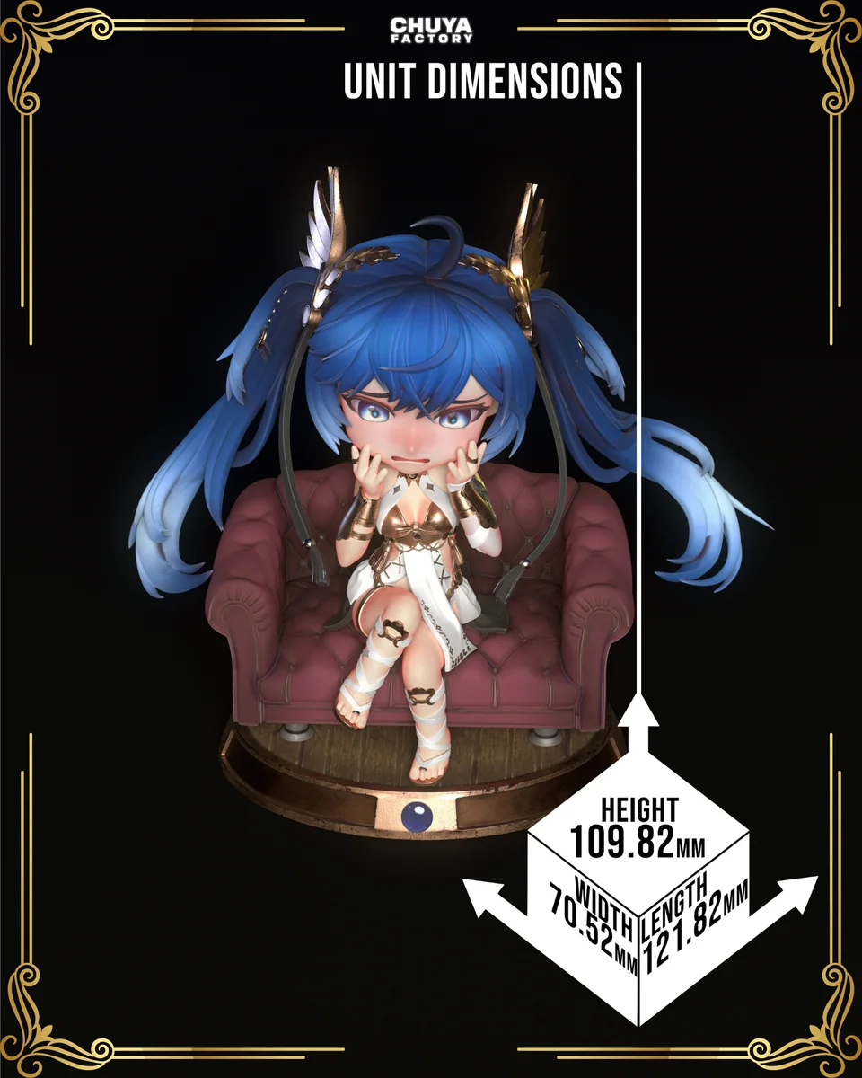 Chibi Iuno | Fan Art | 3D Printed Resin Model Garage Kit | *Un-Painted* | Chuya Factory 14