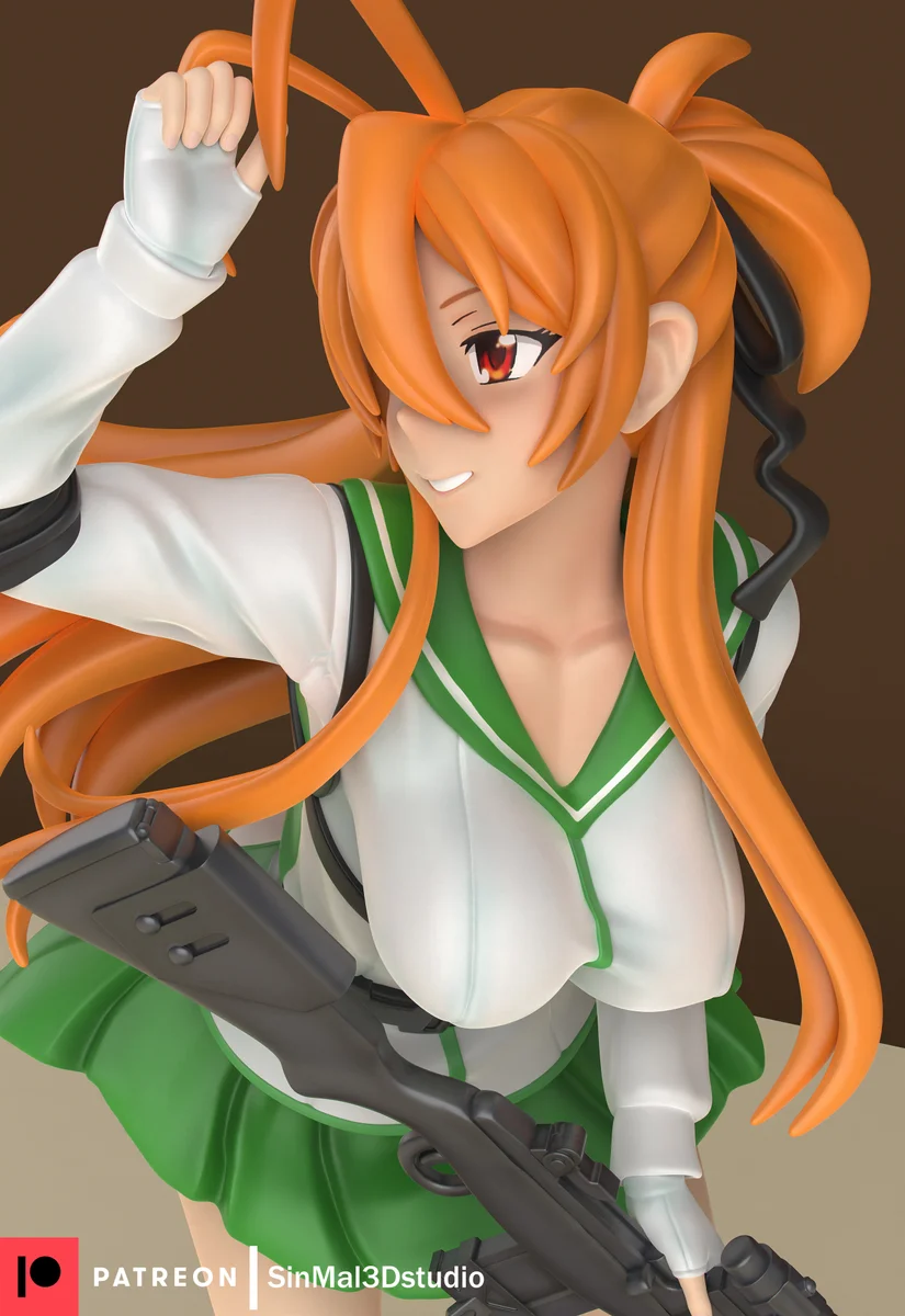 Rei Miyamoto | Fan Art | 3D Printed Resin Model Garage Kit | *Un-Painted* | Sin3Dstudio 3