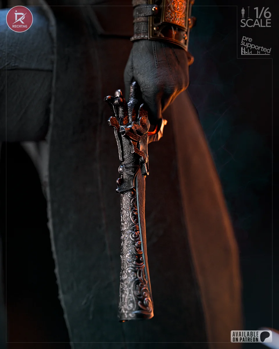 The Hunter | Fan Art | 3D Printed Resin Model Garage Kit | *Un-Painted* | Rechtag 4