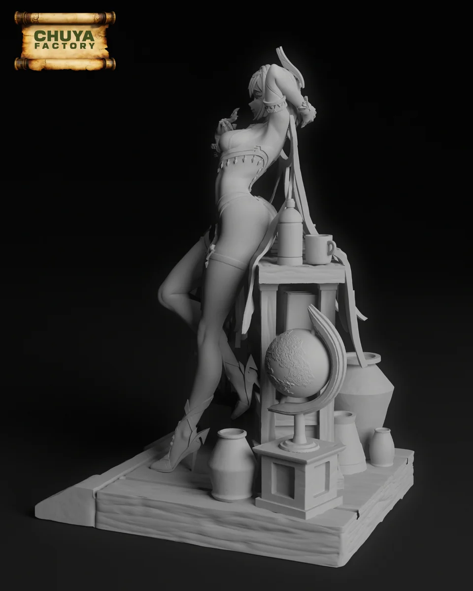 Nefer | Fan Art | 3D Printed Resin Model Garage Kit | *Un-Painted* | Chuya Factory 11