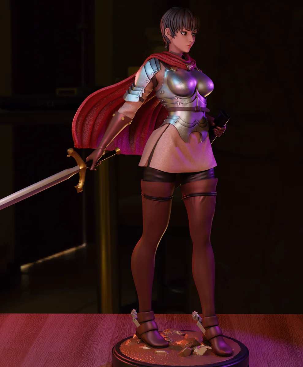Casca | Fan Art | 3D Printed Resin Model Garage Kit | *Un-Painted* | Momoji 3