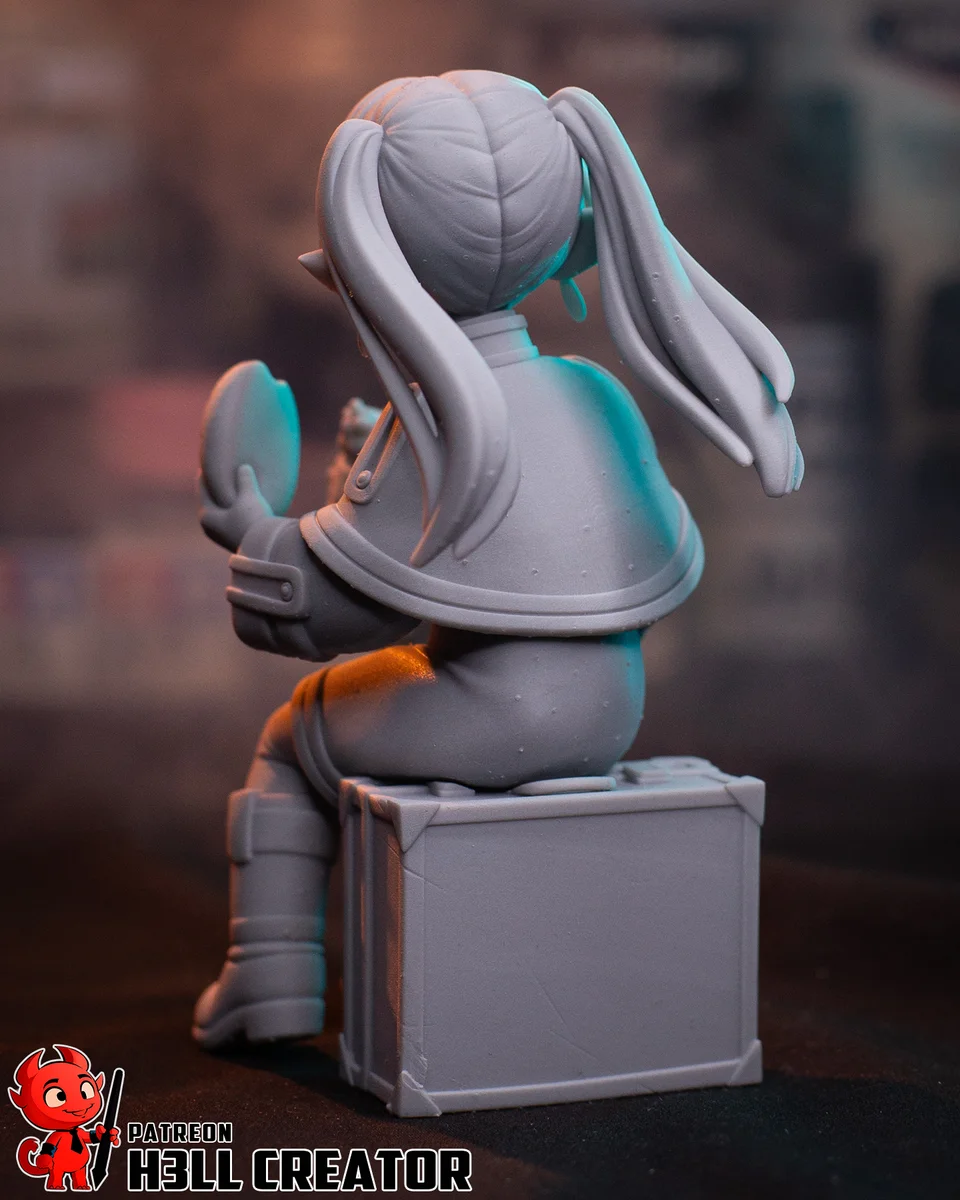 Chibi Frieren | Fan Art | 3D Printed Resin Model Garage Kit | *Un-Painted* | H3LL Creator 12