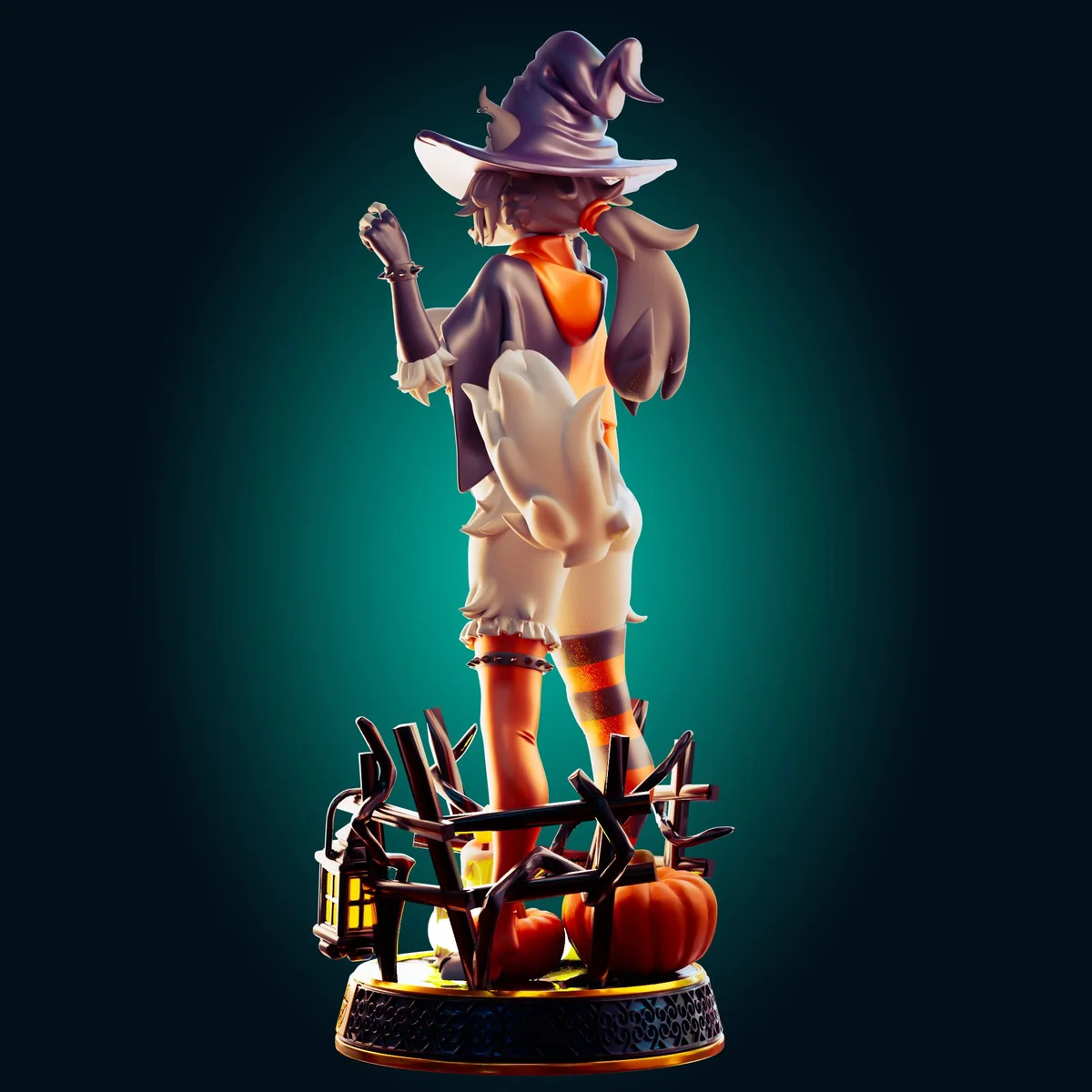 Spooky Hellhound | Fan Art | 3D Printed Resin Model Garage Kit | *Un-Painted* | Officer Rhu 4