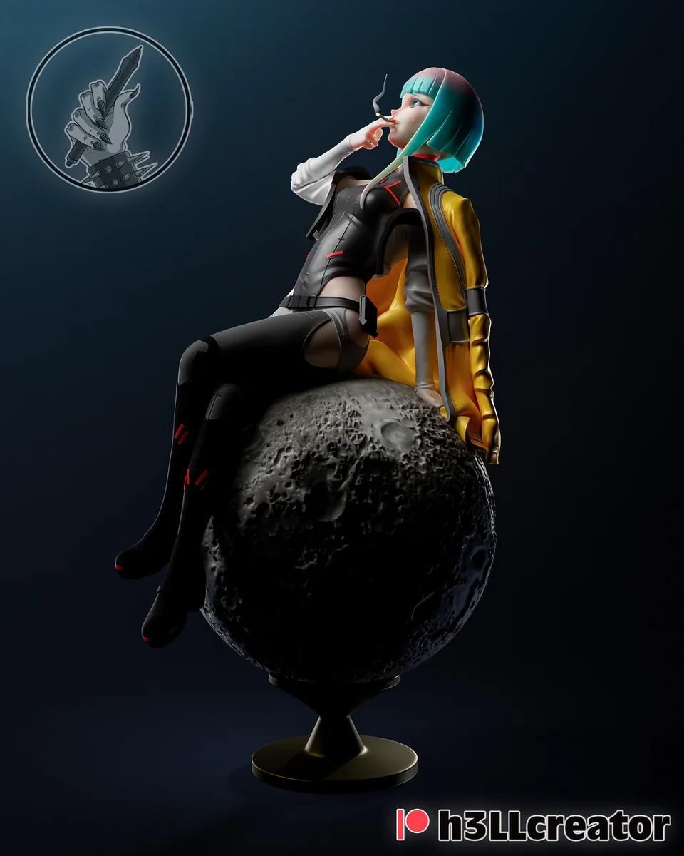 Lucyna Kushinada | Fan Art | 3D Printed Resin Model Garage Kit | *Un-Painted* | H3LL Creator