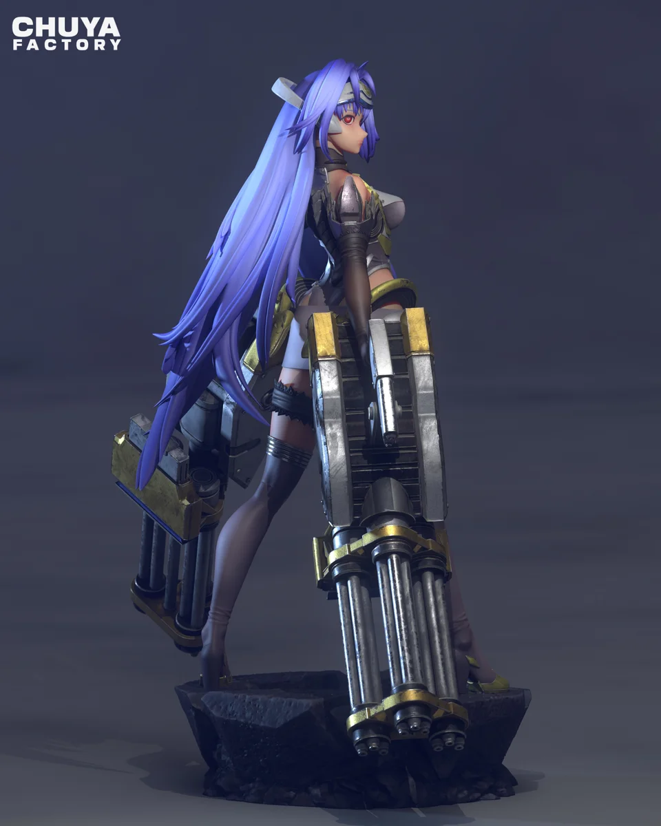KOS-MOS | Fan Art | 3D Printed Resin Model Garage Kit | *Un-Painted* | Chuya Factory 4