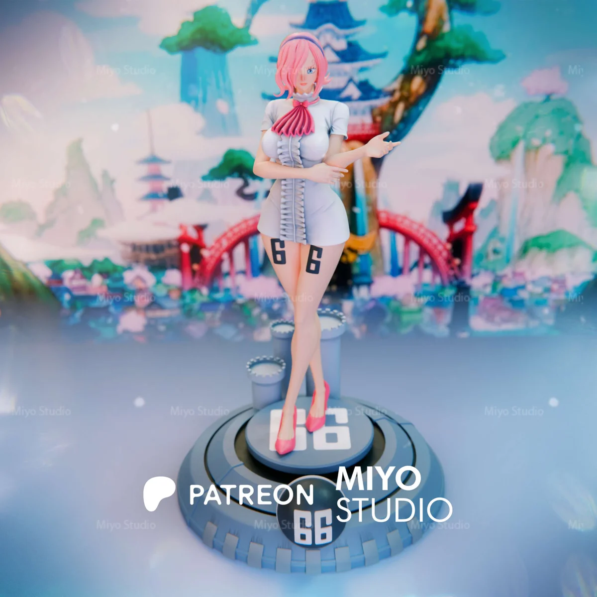 Reiju Vinsmoke | Fan Art | 3D Printed Resin Model Garage Kit | *Un-Painted* | MiyoStudio 3