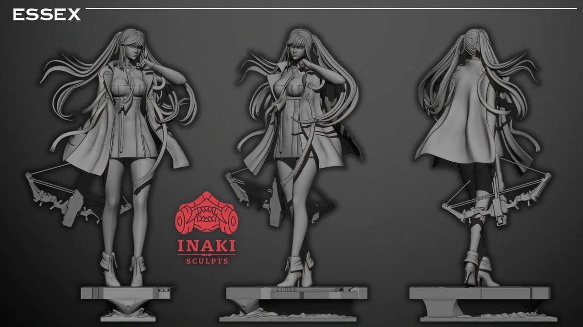 Essex | Fan Art | 3D Printed Resin Model Garage Kit | *Un-Painted* | Inaki Sculpts 6
