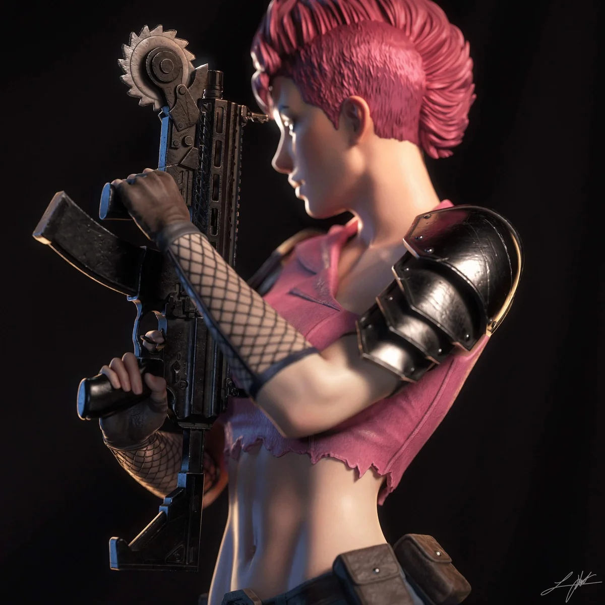 Zarana | Fan Art | 3D Printed Resin Model Garage Kit | *Un-Painted* | Abe3D 7