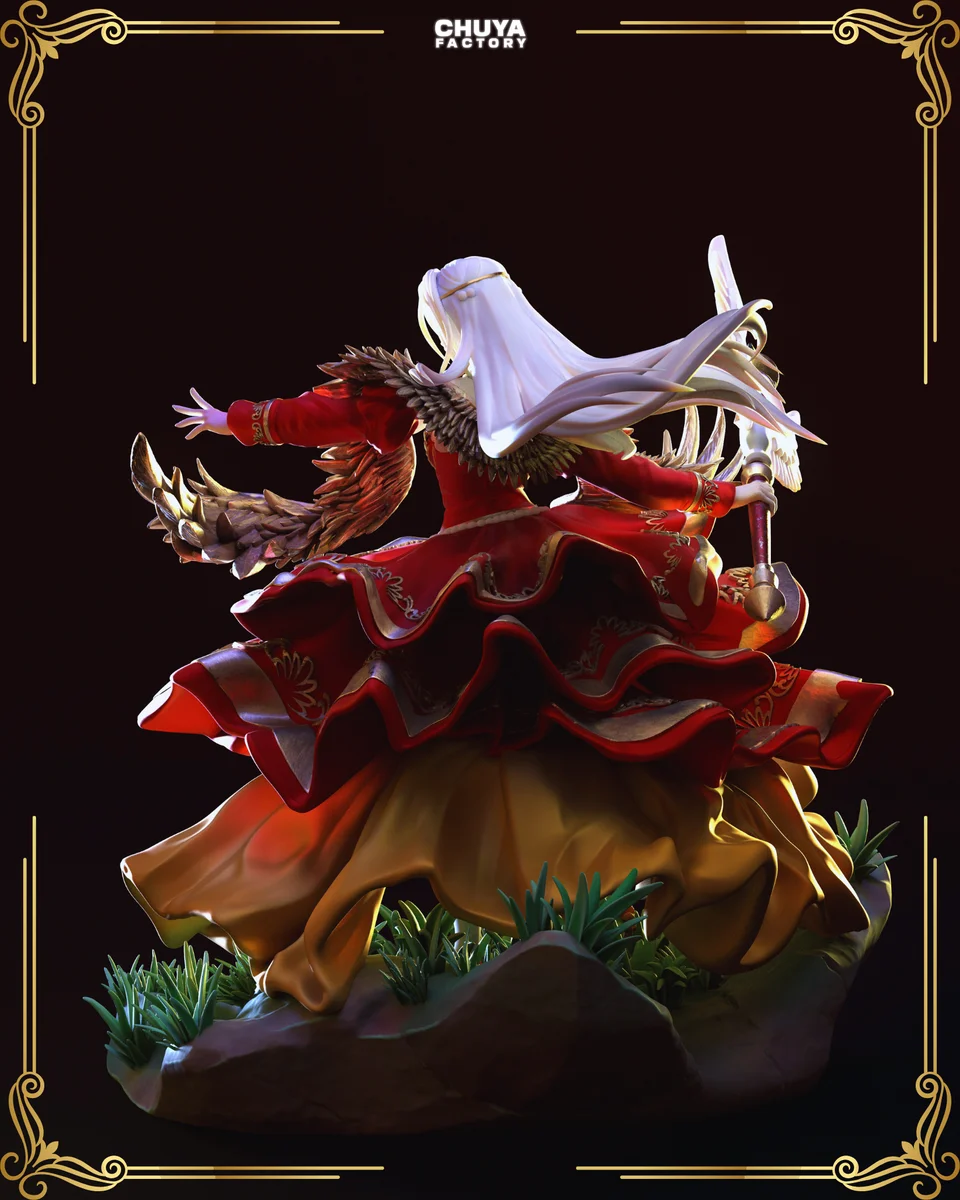 Edelgard von Hresvelg | Fan Art | 3D Printed Resin Model Garage Kit | *Un-Painted* | Chuya Factory 9
