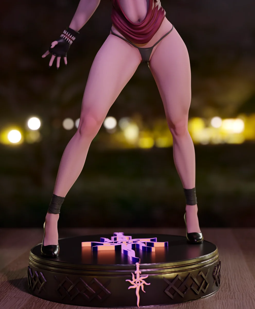 Morrigan | Fan Art | 3D Printed Resin Model Garage Kit | *Un-Painted* | Momoji 5