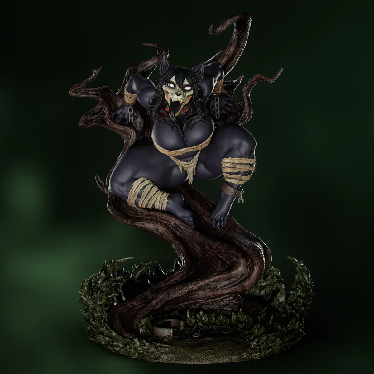 Mal0 | Fan Art | 3D Printed Resin Model Garage Kit | *Un-Painted* | Gatsu Studios 3