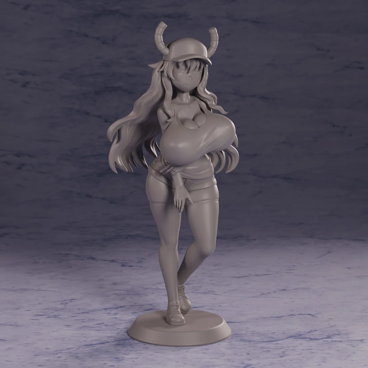 Dragon Maid | Fan Art | 3D Printed Resin Model Garage Kit | *Un-Painted* | Polybits 5