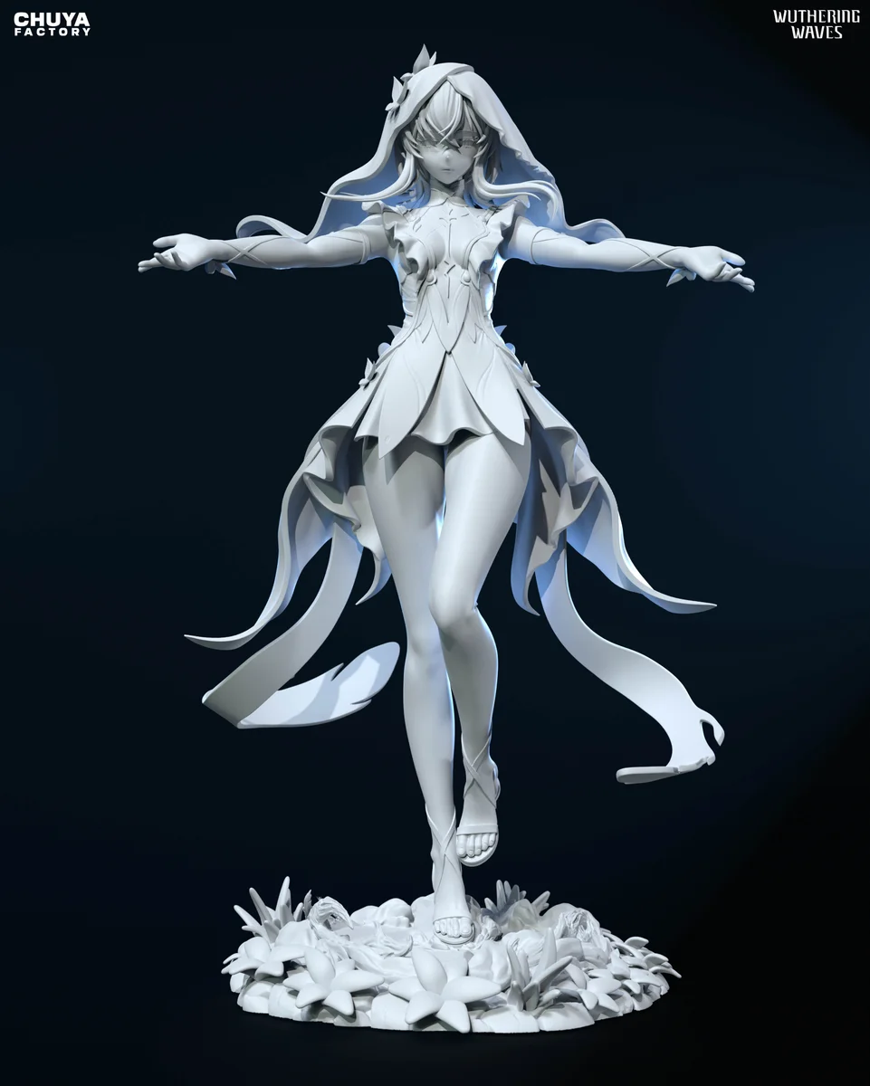 Shorekeeper | Fan Art | 3D Printed Resin Model Garage Kit | *Un-Painted* | Chuya Factory 13