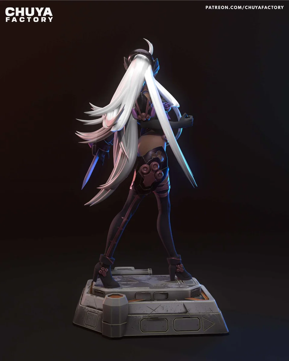 T - ELOS | Fan Art | 3D Printed Resin Model Garage Kit | *Un-Painted* | Chuya Factory 8