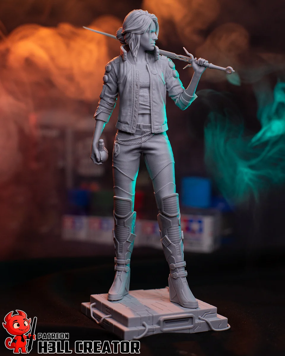 Ciri | Fan Art | 3D Printed Resin Model Garage Kit | *Un-Painted* | H3LL Creator 12