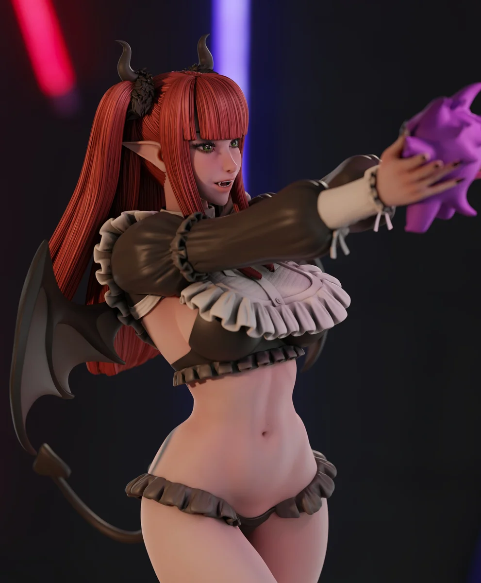 Marin | Fan Art | 3D Printed Resin Model Garage Kit | *Un-Painted* | Momoji 3
