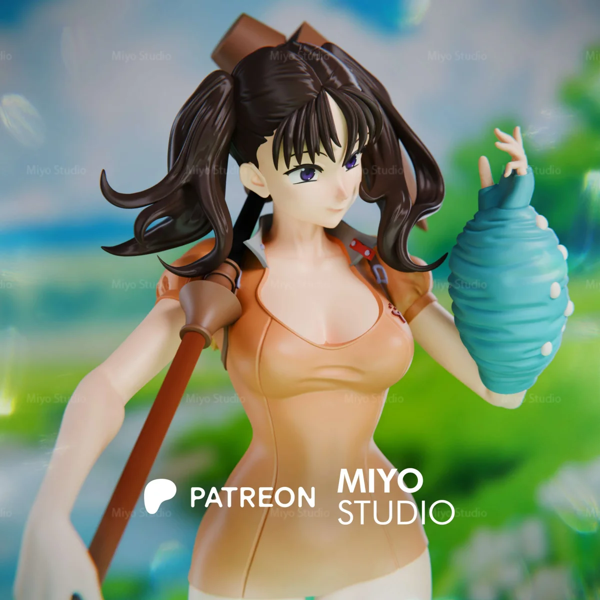 Diane | Fan Art | 3D Printed Resin Model Garage Kit | *Un-Painted* | MiyoStudio 5