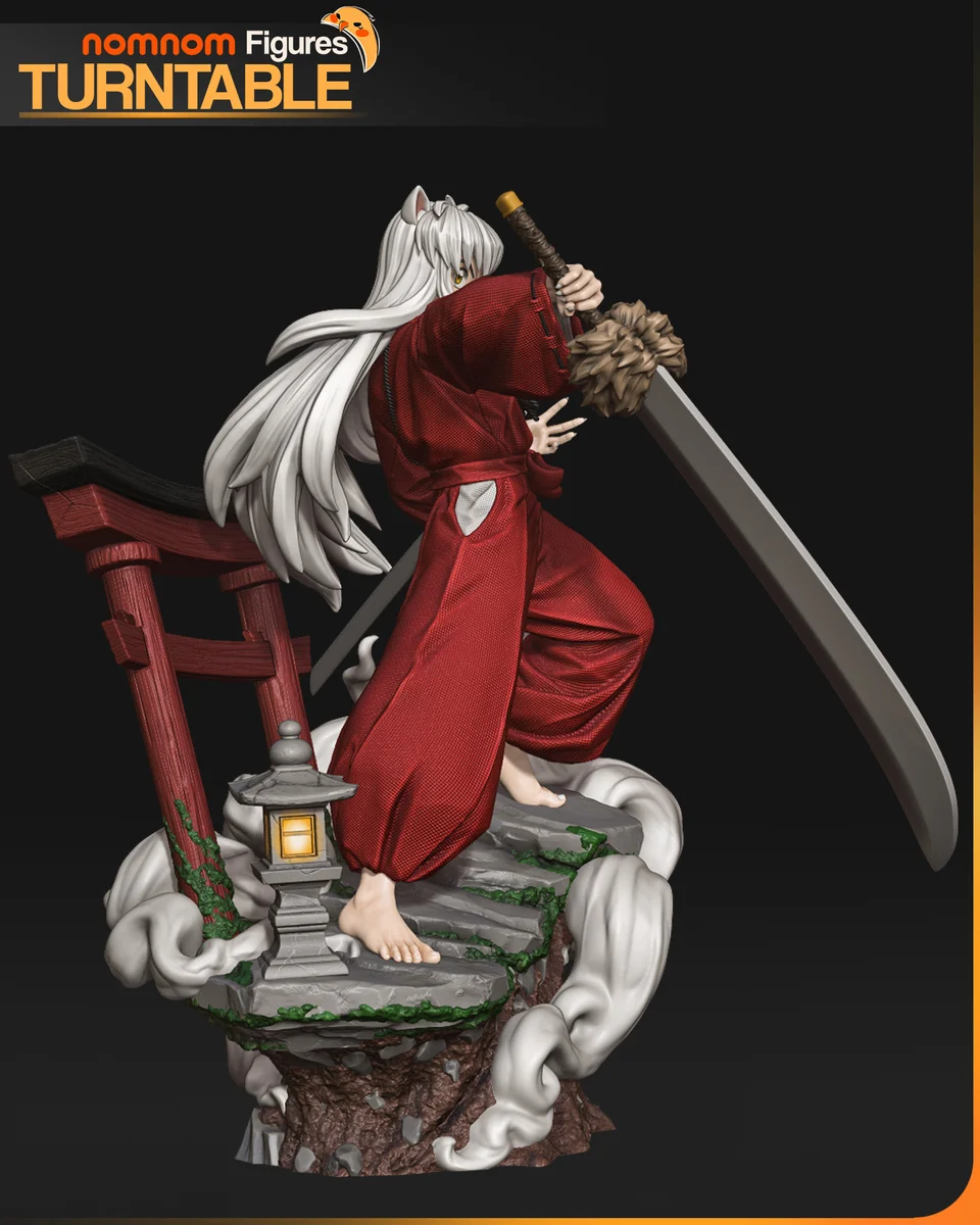 Inuyasha | Fan Art | 3D Printed Resin Model Garage Kit | *Un-Painted* | Nomnom 7