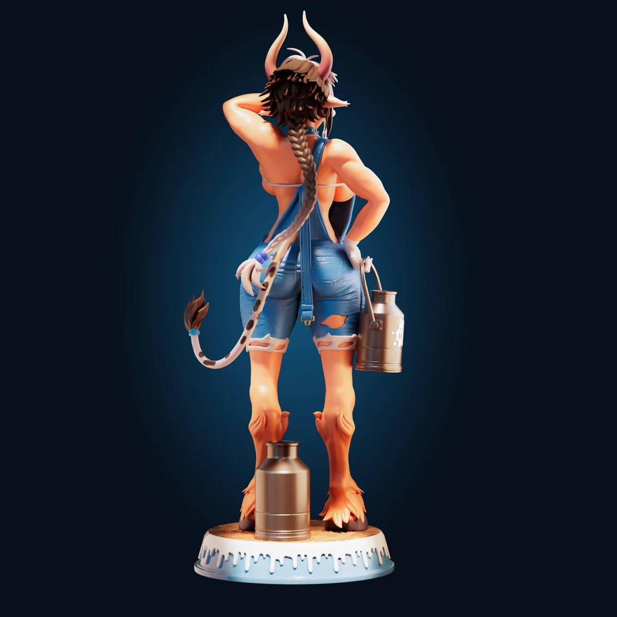 Milk Monster | Fan Art | 3D Printed Resin Model Garage Kit | *Un-Painted* | Officer Rhu 3