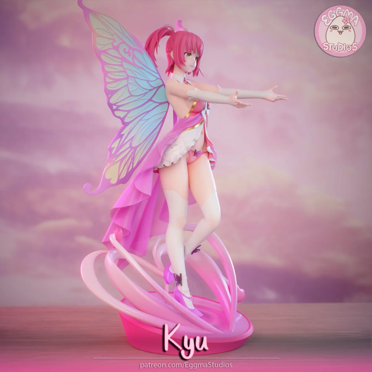 Kyu Sugardust | Fan Art | 3D Printed Resin Model Garage Kit | *Un-Painted* | EggmaStudios 6