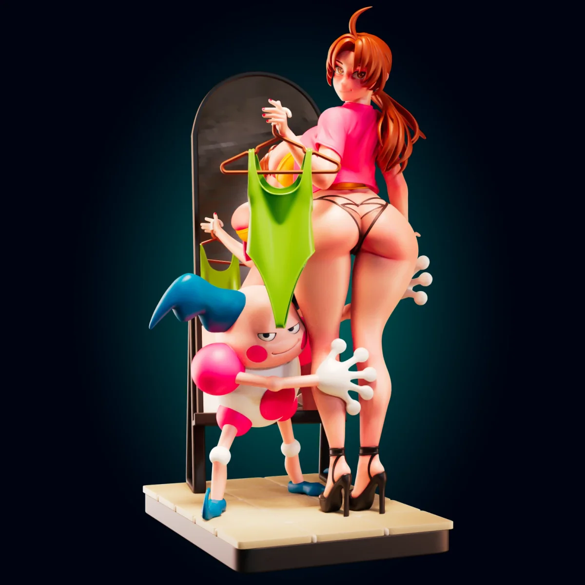 Delia | Fan Art | 3D Printed Resin Model Garage Kit | *Un-Painted* | Officer Rhu 3