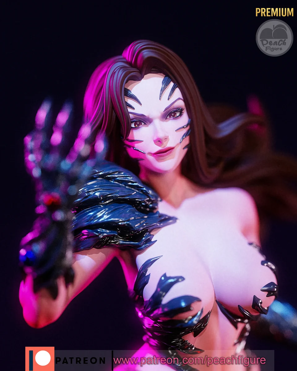 Witchblade | Fan Art | 3D Printed Resin Model Garage Kit | *Un-Painted* | Peach Figure 4