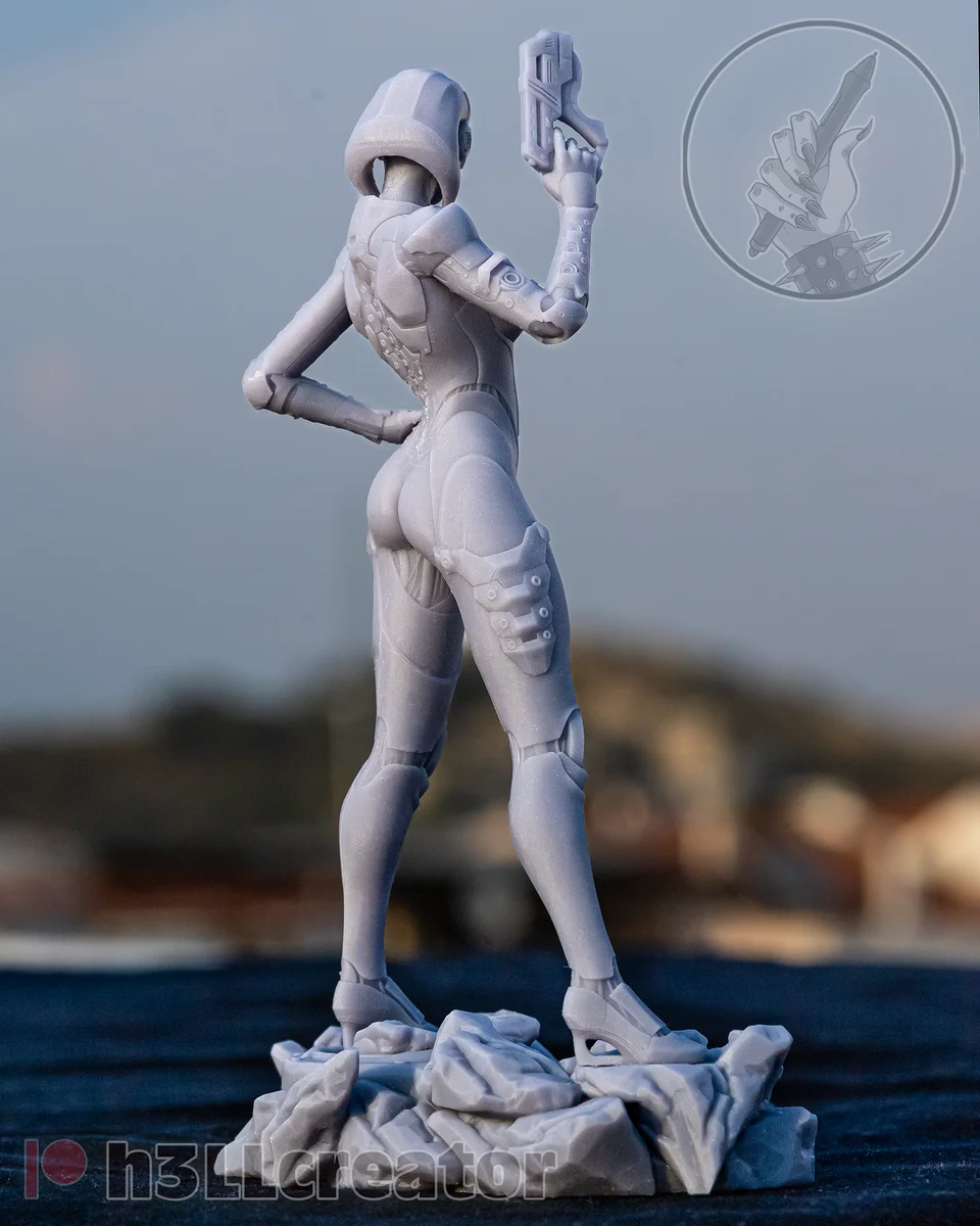 Edi | Fan Art | 3D Printed Resin Model Garage Kit | *Un-Painted* | H3LL Creator 9