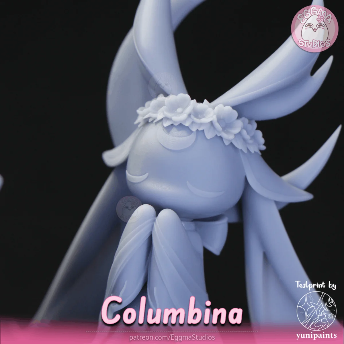 Columbina | Fan Art | 3D Printed Resin Model Garage Kit | *Un-Painted* | EggmaStudios 17