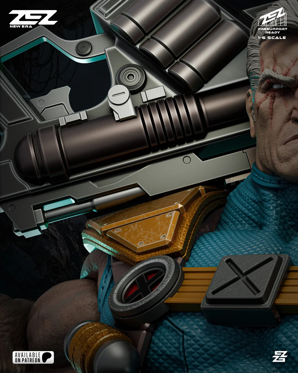 Cable Museum | Fan Art | 3D Printed Resin Model Garage Kit | *Un-Painted* | ZEZ Studio 8