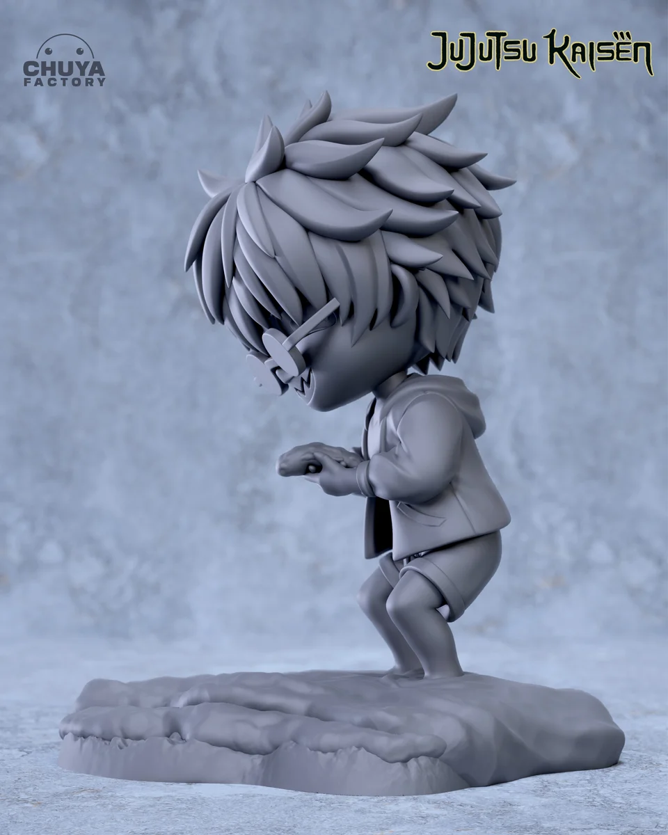 Chibi Gojo Satoru | Fan Art | 3D Printed Resin Model Garage Kit | *Un-Painted* | Chuya Factory 5