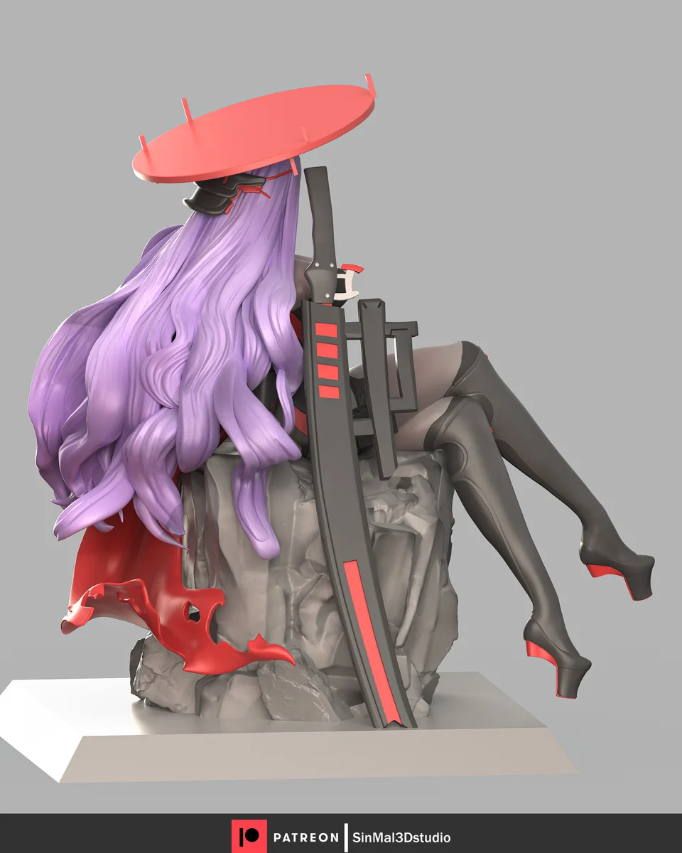Rose | Fan Art | 3D Printed Resin Model Garage Kit | *Un-Painted* | Sin3Dstudio 5