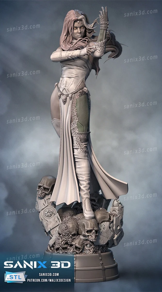 Mystique | Fan Art | 3D Printed Resin Model Garage Kit | *Un-Painted* | Sanix3D 4