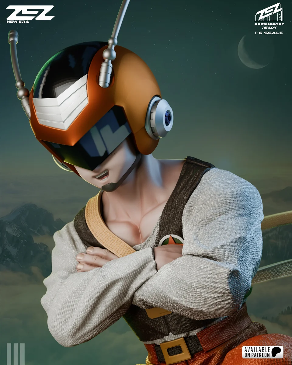 Gohan | Fan Art | 3D Printed Resin Model Garage Kit | *Un-Painted* | ZEZ Studio 7