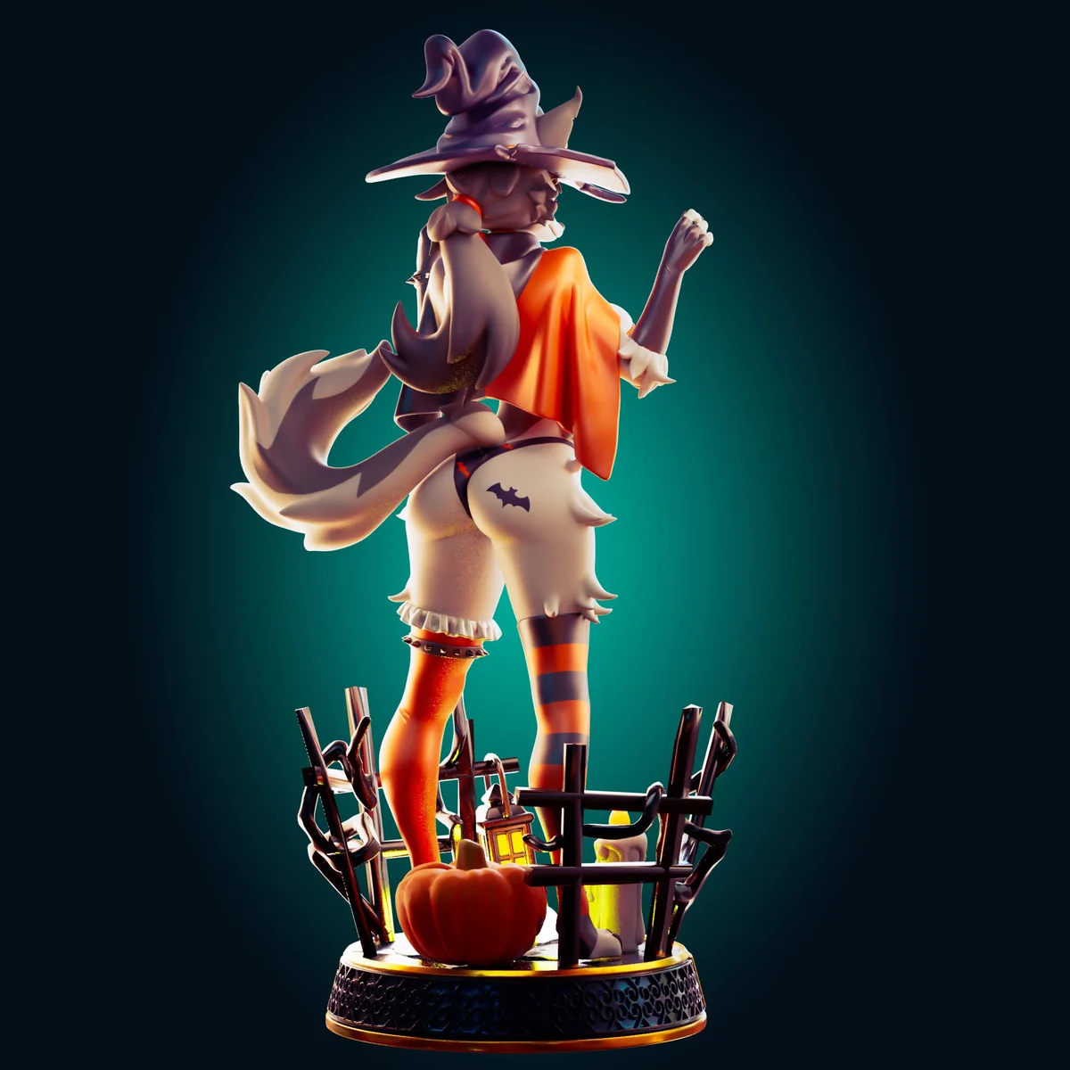 Spooky Hellhound | Fan Art | 3D Printed Resin Model Garage Kit | *Un-Painted* | Officer Rhu 7