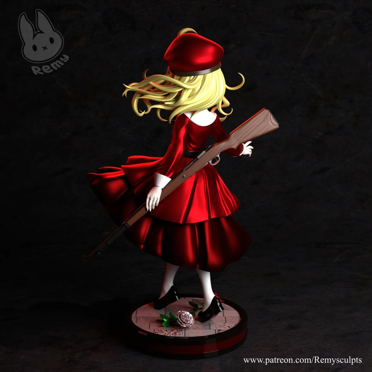 Tanya von Degurechaff | Fan Art | 3D Printed Resin Model Garage Kit | *Un-Painted* | Remy Sculpts 4