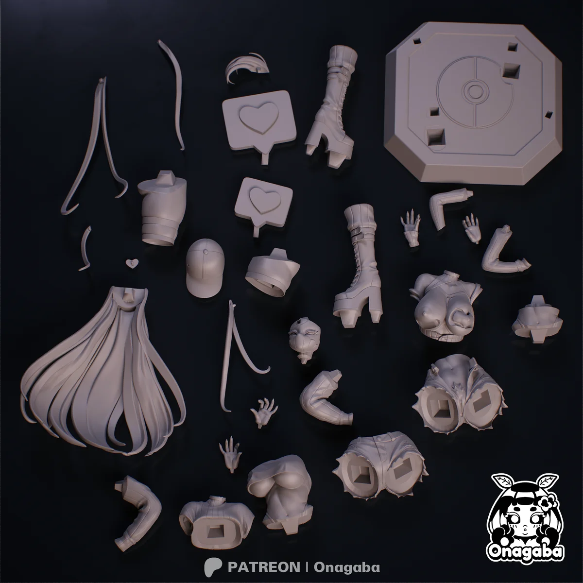 Tsareena | Fan Art | 3D Printed Resin Model Garage Kit | *Un-Painted* | ONAGABA 11