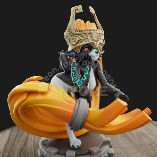 Midna | Fan Art | 3D Printed Resin Model Garage Kit | *Un-Painted* | AnyoneNSFW 3