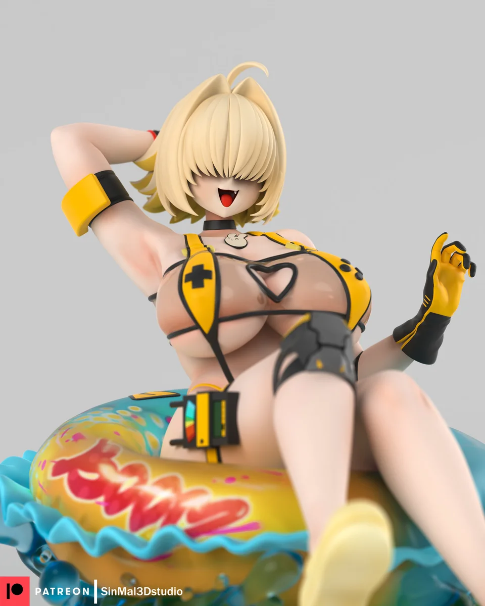 Elegg v2 | Fan Art | 3D Printed Resin Model Garage Kit | *Un-Painted* | Sin3Dstudio 3