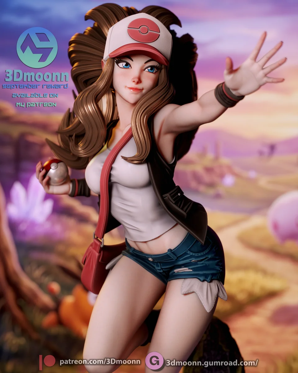 Hilda | Fan Art | 3D Printed Resin Model Garage Kit | *Un-Painted* | 3DMoonn 7