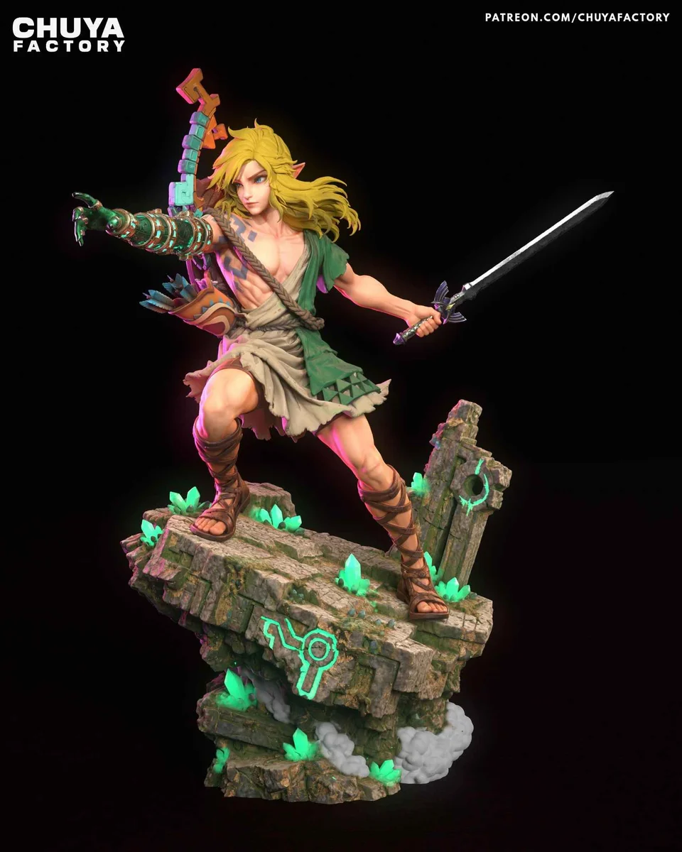 Link | Fan Art | 3D Printed Resin Model Garage Kit | *Un-Painted* | Chuya Factory 3