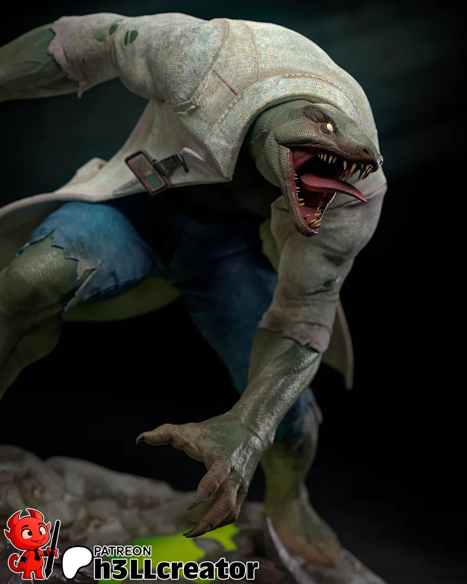 Curt Connors | Fan Art | 3D Printed Resin Model Garage Kit | *Un-Painted* | H3LL Creator 4