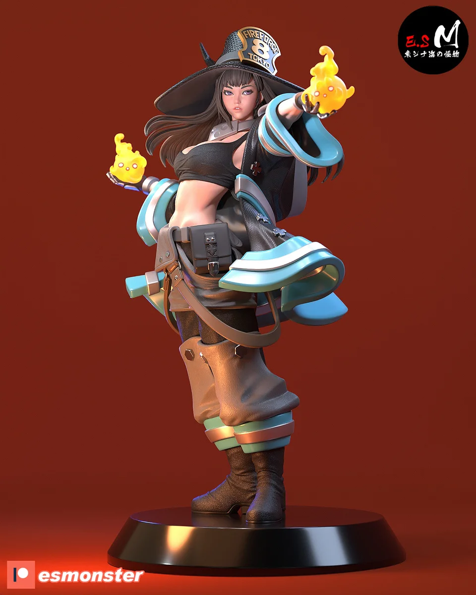 Oze Maki | Fan Art | 3D Printed Resin Model Garage Kit | *Un-Painted* | ES Monster 6