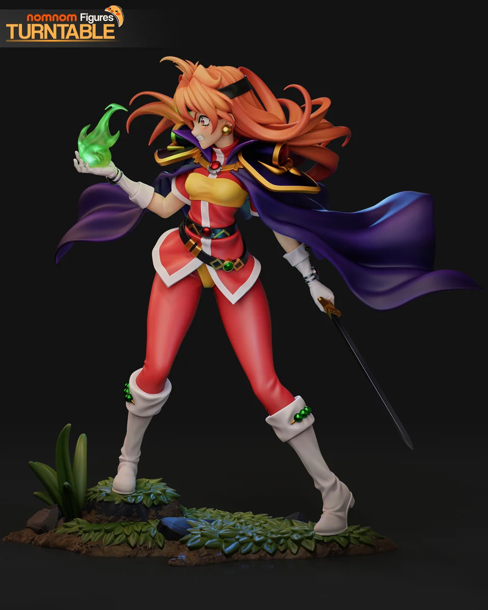 Lina Inverse | Fan Art | 3D Printed Resin Model Garage Kit | *Un-Painted* | Nomnom 6