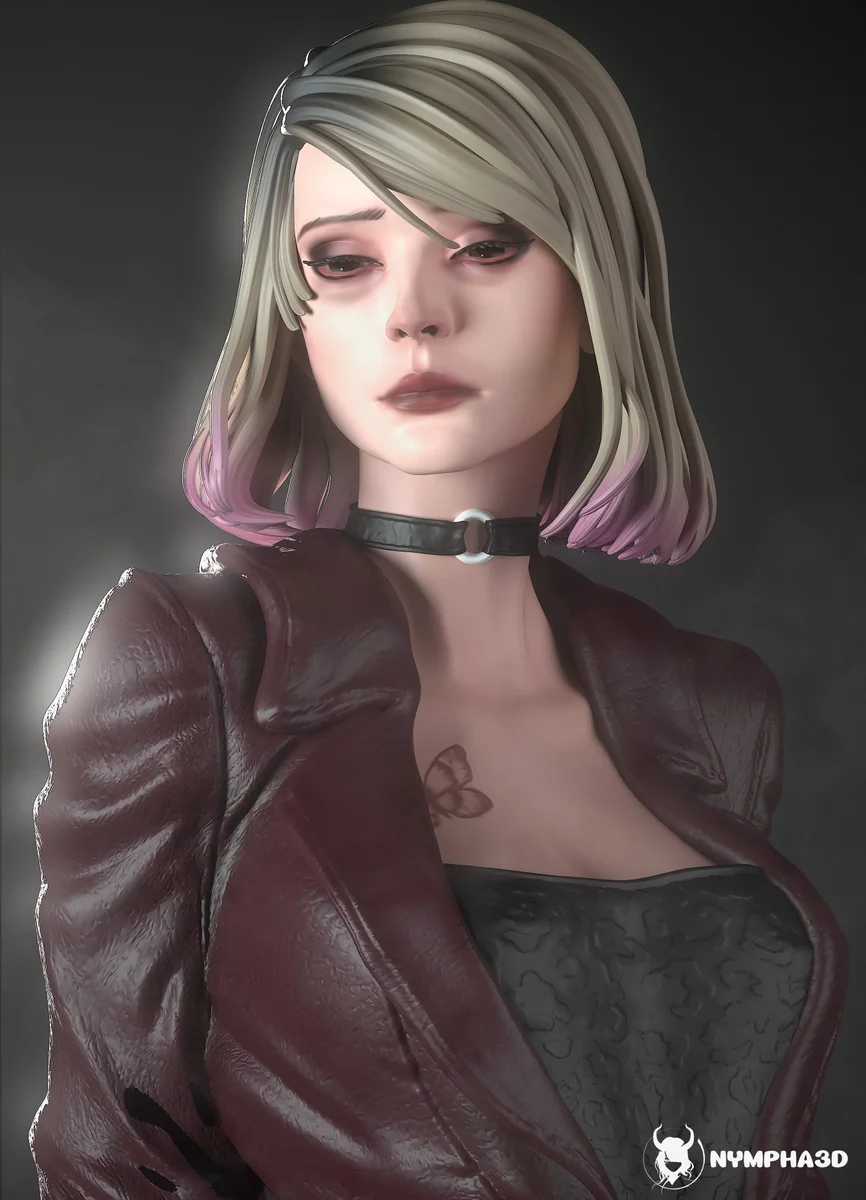 Maria | Fan Art | 3D Printed Resin Model Garage Kit | *Un-Painted* | Nympha3D 6
