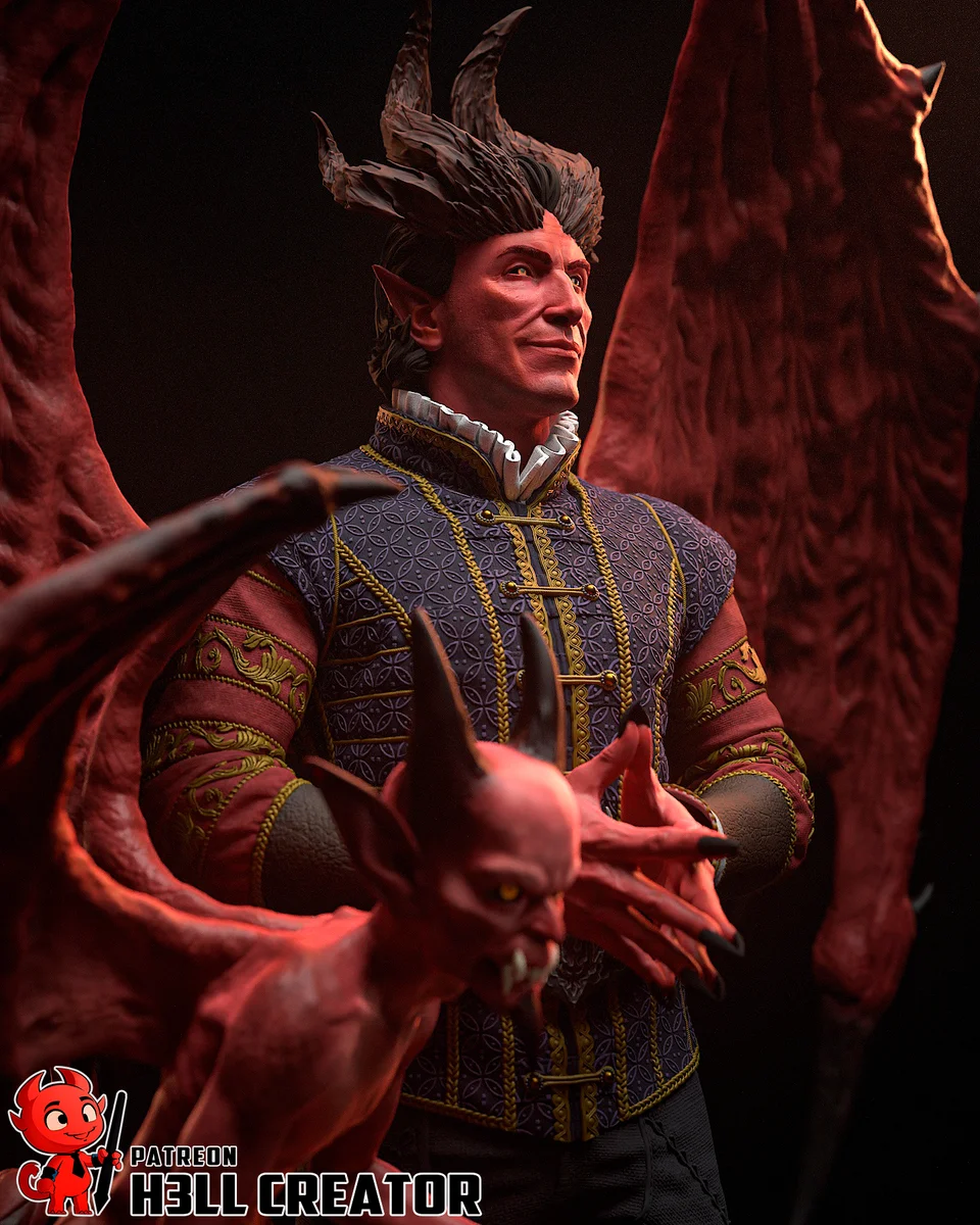Raphael | Fan Art | 3D Printed Resin Model Garage Kit | *Un-Painted* | H3LL Creator 3