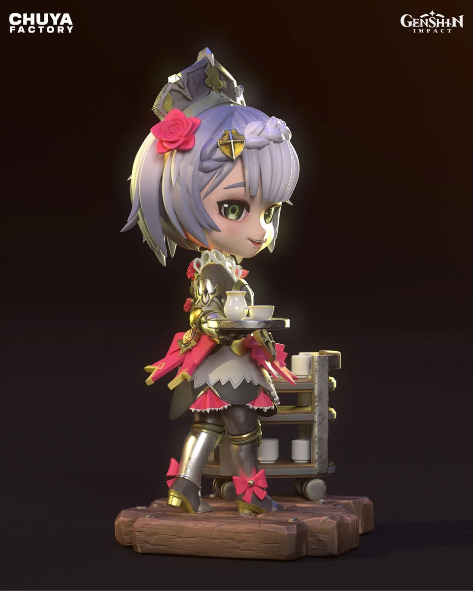 Chibi Noelle | Fan Art | 3D Printed Resin Model Garage Kit | *Un-Painted* | Chuya Factory 4