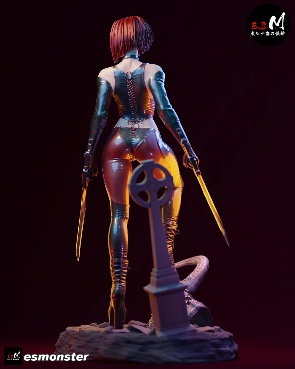 Blood Rayne | Fan Art | 3D Printed Resin Model Garage Kit | *Un-Painted* | ES Monster 2