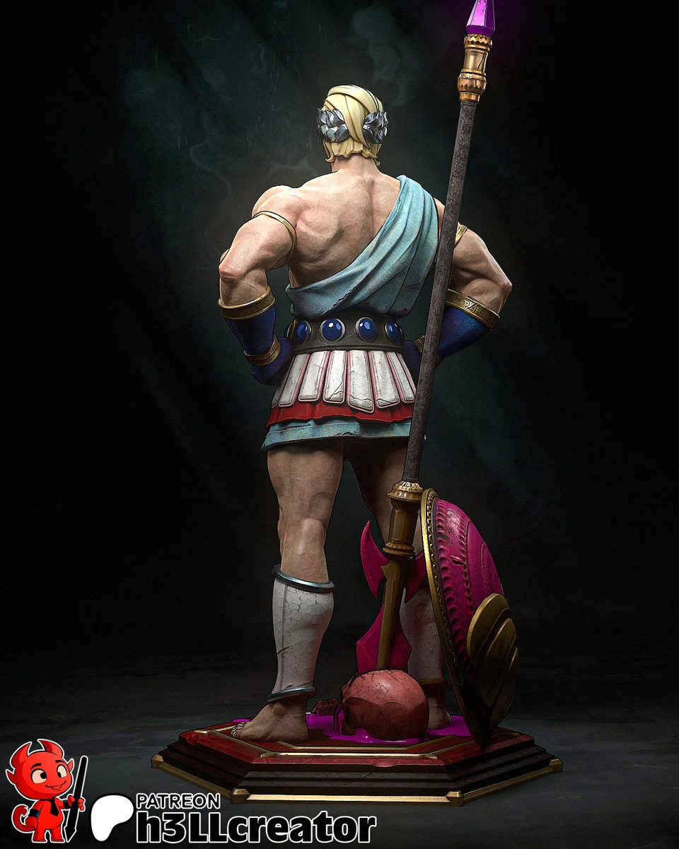 Theseus | Fan Art | 3D Printed Resin Model Garage Kit | *Un-Painted* | H3LL Creator 9
