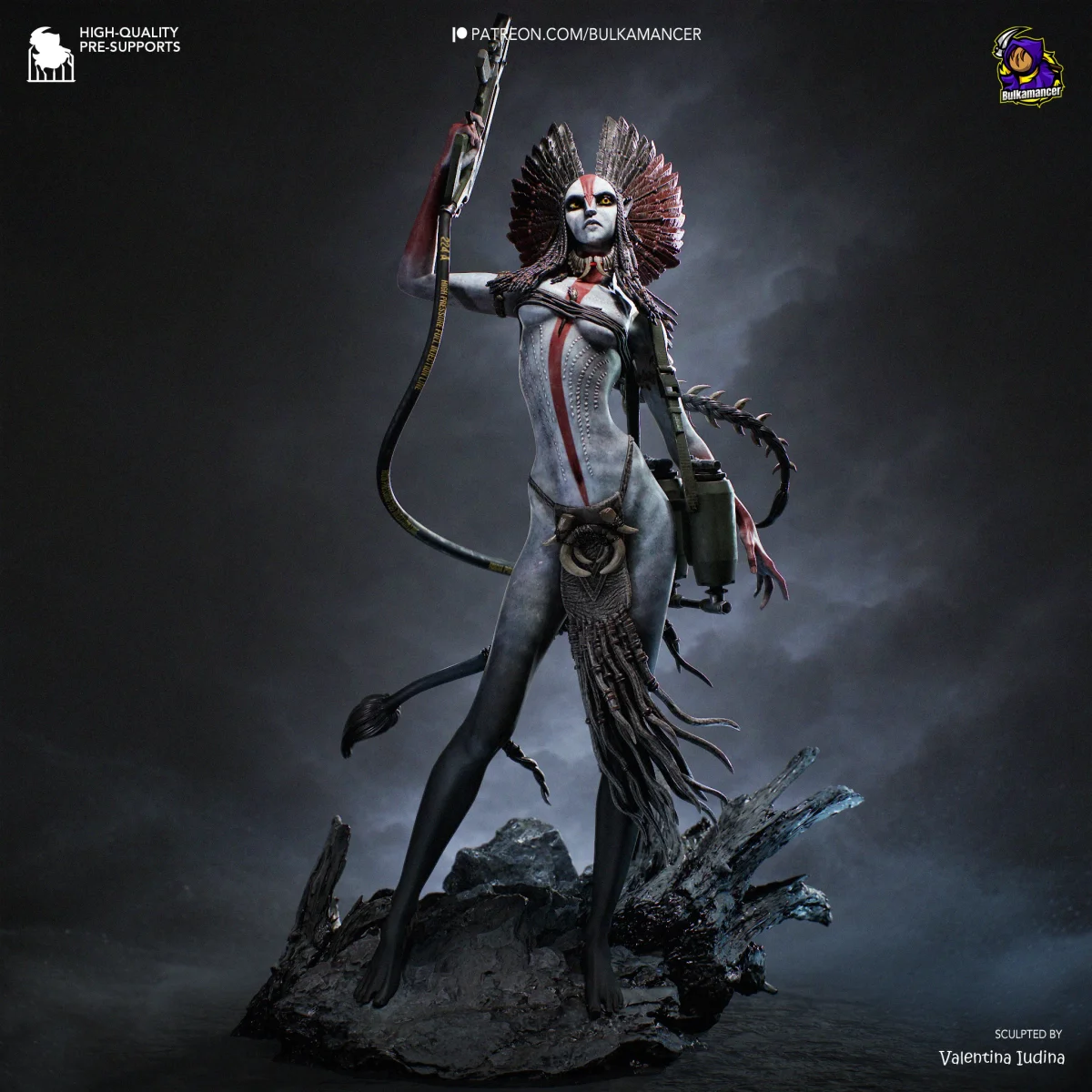Varang | Fan Art | 3D Printed Resin Model Garage Kit | *Un-Painted* | Bulkamancer 2